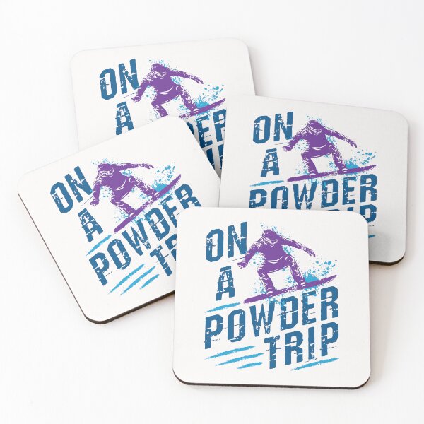 Item preview, On a Powder Trip Snowboarding Boarding designed and sold by jaygo.