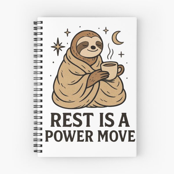 Item preview, Cute Sloth Rest Is a Power Move Design designed and sold by FlaredSpoonie.