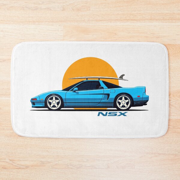 Item preview, Acura NSX classic Summer Surf illustration designed and sold by blackdogshop.