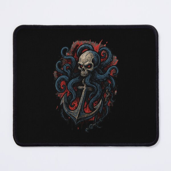 Item preview, Abysscore: Anchor of the Dead – Death Metal Graffiti Octopus by LowBatteryHQ designed and sold by LowBatteryHQ.