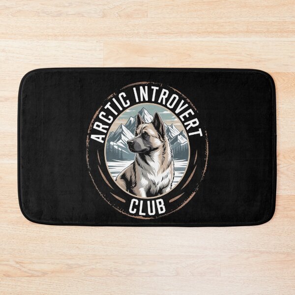 Item preview, Arctic Introvert Club – Husky Dog Winter Mountains Minimalist Design designed and sold by TrendPrinter.