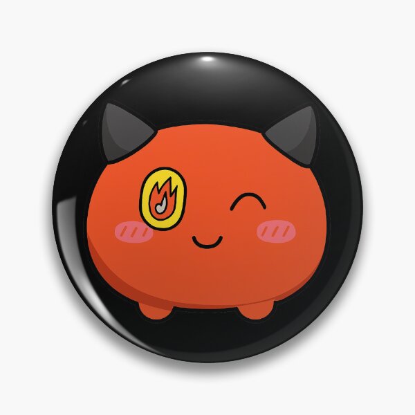 Artikelvorschau, Flammenäugiges rotes Monster entworfen und verkauft von PixelberryPop.