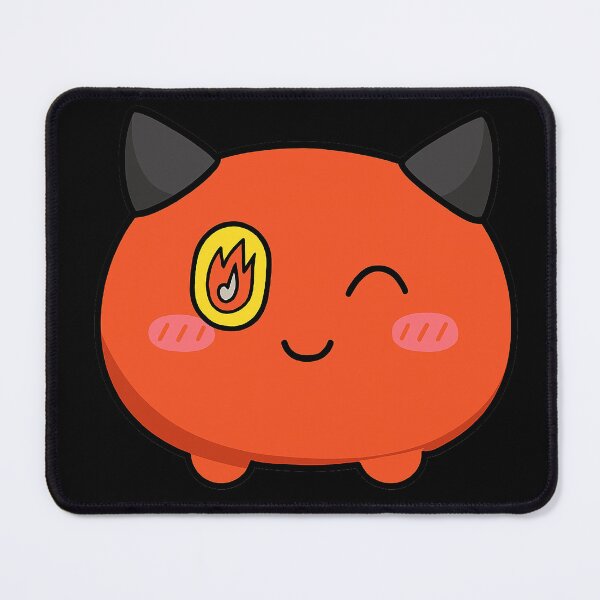 Item preview, Flame-Eyed Red Monster designed and sold by PixelberryPop.