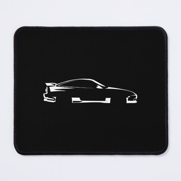 Item preview, 180SX RPS13 Type X (1996) Minimalist Car Silhouette (White) designed and sold by FearnCreative.