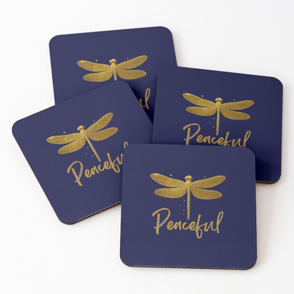 Item preview, Peaceful Golden Dragonfly: Tranquil Nature Design | spiritual,  Mindfulness & Zen-Inspired Gift designed and sold by MagicShop3000.