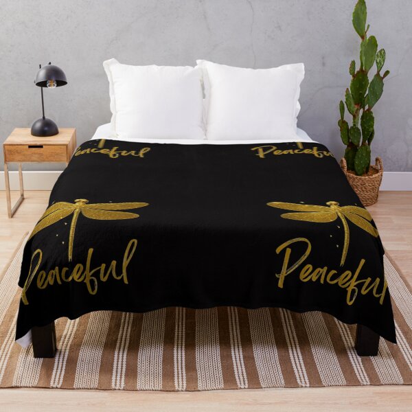 Item preview, Peaceful Golden Dragonfly: Tranquil Nature Design | spiritual, Mindfulness & Zen-Inspired Gift designed and sold by MagicShop3000.