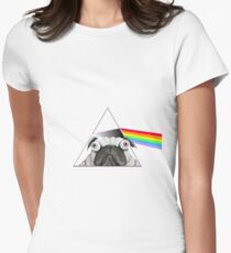 Pink Floyd Pug Women's Fitted T-Shirt