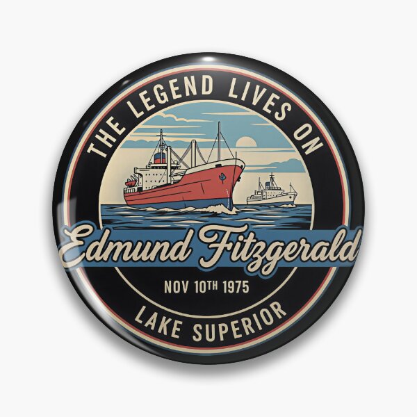 Item preview, The Legend Lives Great Lakes Shipwreck Historical designed and sold by gear-posters.