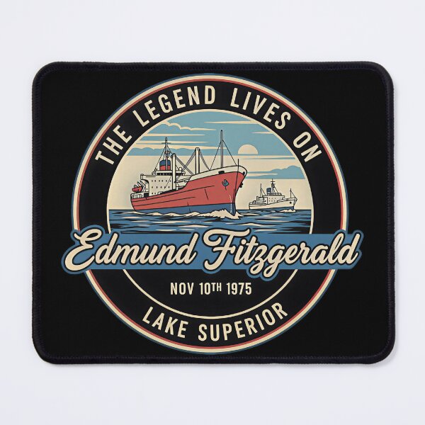 Item preview, The Legend Lives Great Lakes Shipwreck Historical designed and sold by gear-posters.