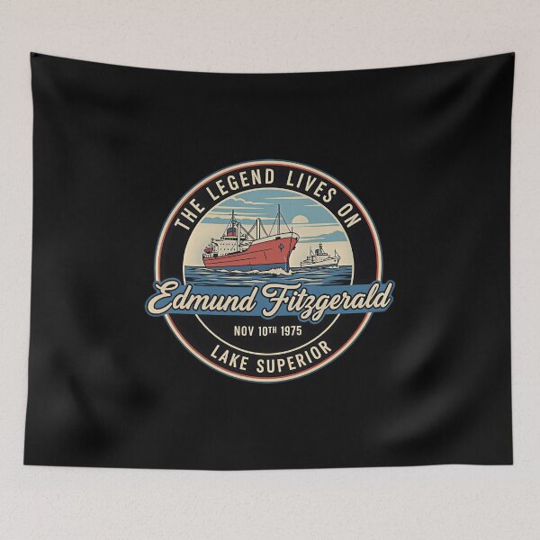 Item preview, The Legend Lives Great Lakes Shipwreck Historical designed and sold by gear-posters.
