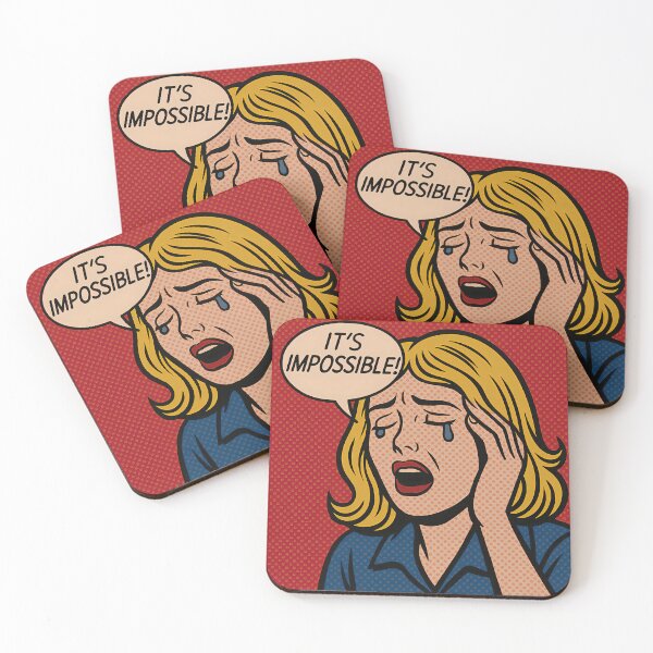 Item preview, Pop Art Retro Comic Style Emotional Expression Prints designed and sold by PinUpPizzazz.