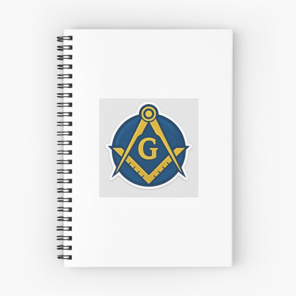 Item preview, Modern Blue Lodge Masonic Sticker – Square and Compasses with Gold Letter G designed and sold by Fusion bros.
