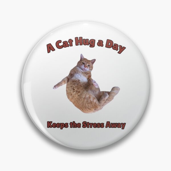 Item preview, A Cat Hug a Day Keeps the Stress Away – Minimal Cat Design designed and sold by MB-CatPrints.
