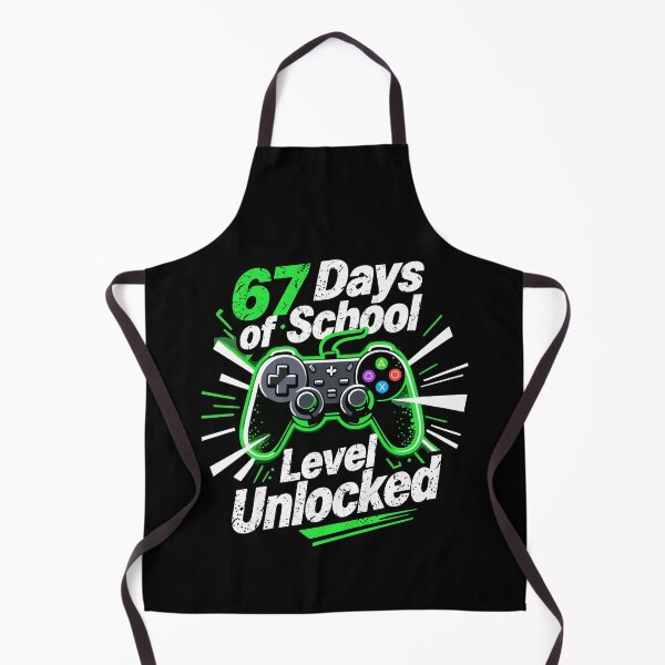 Item preview, 67 Days of School Level Unlocked | Retro Vintage Style For Gamer designed and sold by NH2019.