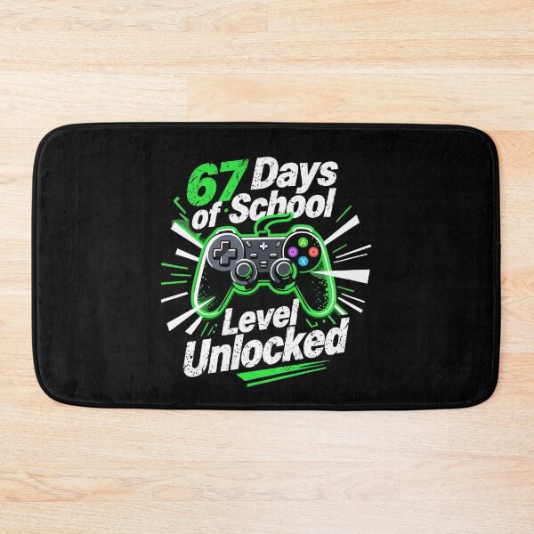 Item preview, 67 Days of School Level Unlocked | Retro Vintage Style For Gamer designed and sold by NH2019.
