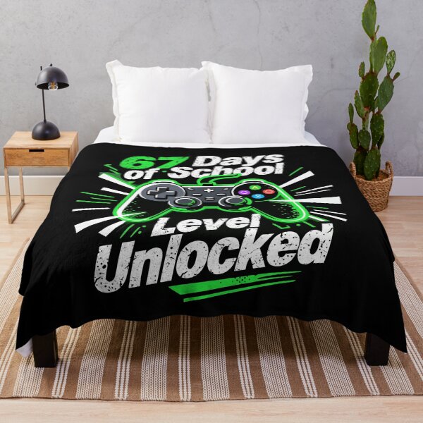 Item preview, 67 Days of School Level Unlocked | Retro Vintage Style For Gamer designed and sold by NH2019.
