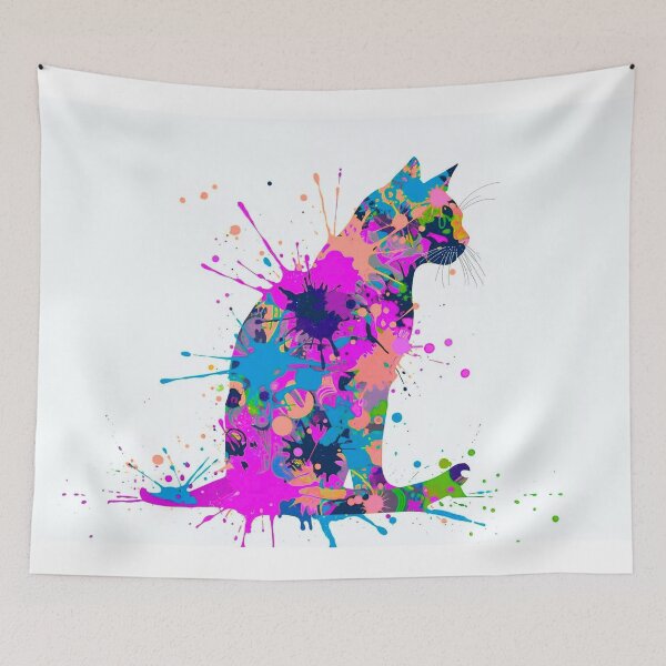 Item preview, Splat Cat designed and sold by The Strawberry Teapot.
