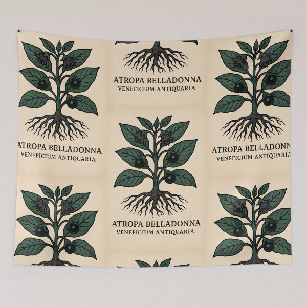 Item preview, Botanical Diagram Wall Art | Dark Academia Gift for Her | Atropa Belladonna Decor designed and sold by JACI'S STORE.
