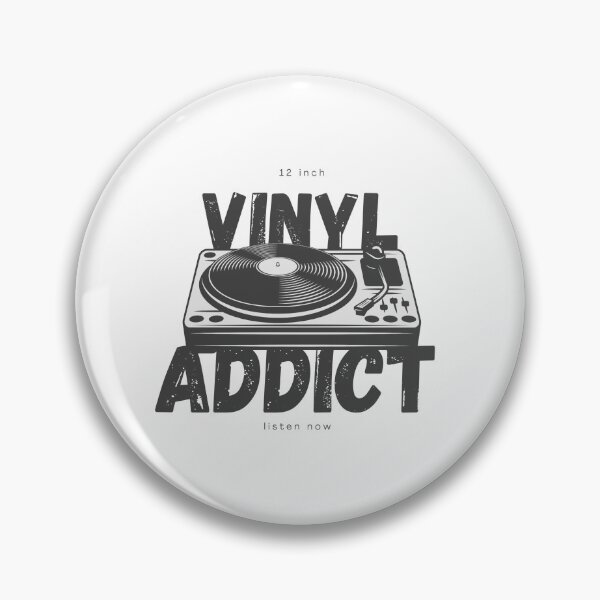 Item preview, VINYL ADDICT STICKER designed and sold by TOP_TEES.
