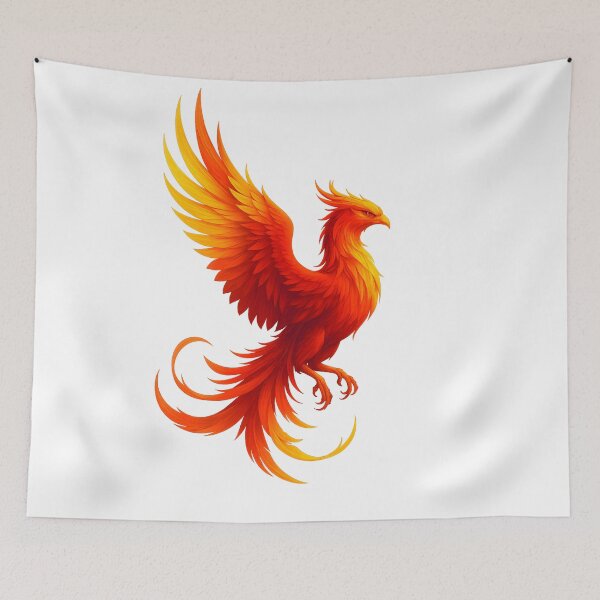 Item preview, Flying phoenix designed and sold by Gold Phoenix Adro.