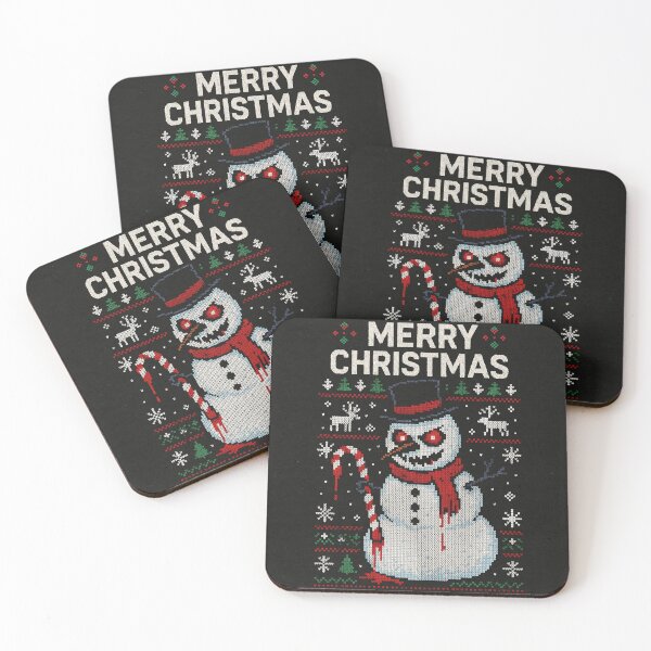 Item preview, Frozen Terror – Holiday Horror Snowman Creepy Christmas Ugly Sweater Style Art designed and sold by TshirtInk.
