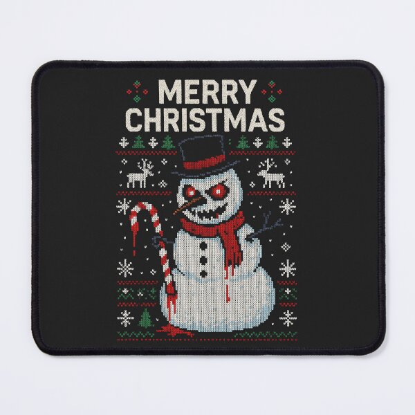 Item preview, Frozen Terror – Holiday Horror Snowman Creepy Christmas Ugly Sweater Style Art designed and sold by TshirtInk.