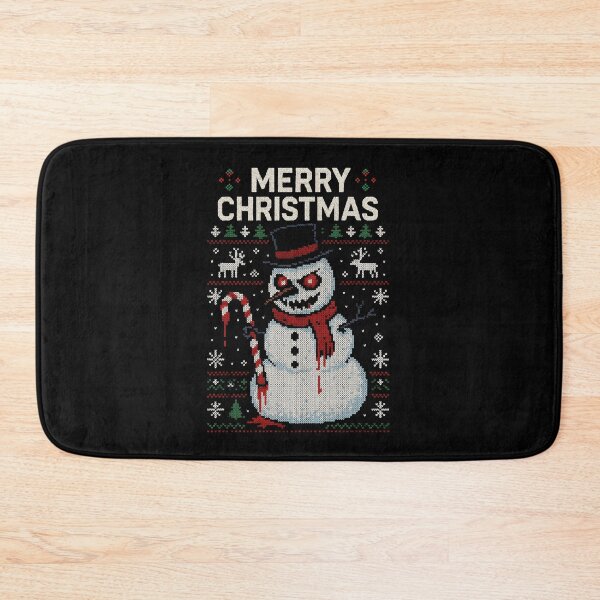 Item preview, Frozen Terror – Holiday Horror Snowman Creepy Christmas Ugly Sweater Style Art designed and sold by TshirtInk.