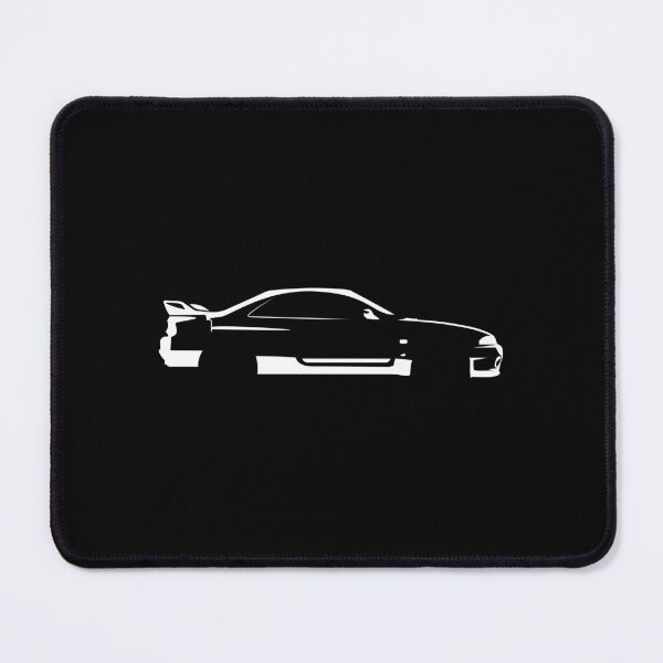 Item preview, Skyline GT-R R33 V-Spec (1995) Minimalist Car Silhouette (White) designed and sold by FearnCreative.