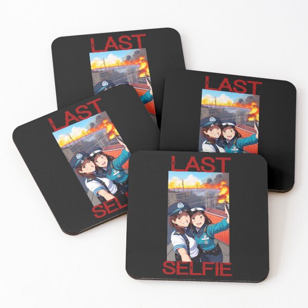 Item preview, LAST SELFIE Anime Limited Edition Print designed and sold by santo ✝abú.