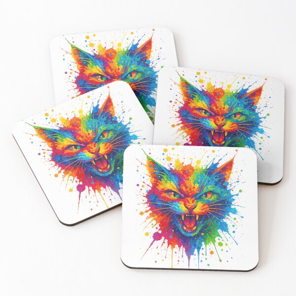 Item preview, Splatter Cat designed and sold by Cats and Other Things.