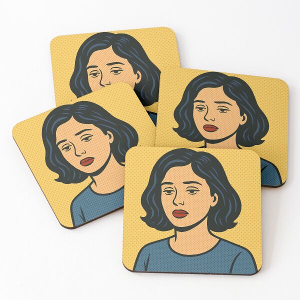 Item preview, Pop Art Retro Comic Style Emotional Expression Prints designed and sold by PinUpPizzazz.