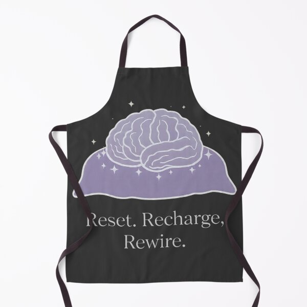 Item preview, Reset. Recharge. Rewire. – Restful Brain Design for Mind Recovery & Mental Wellness | Neuroaesthetic Sleep Art designed and sold by PureBrain.