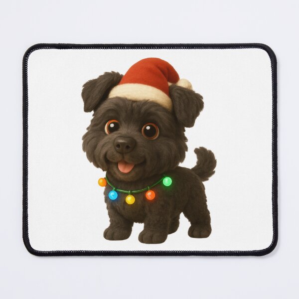 Item preview, Christmas Bouvier Des Flandres designed and sold by Sillytoe.
