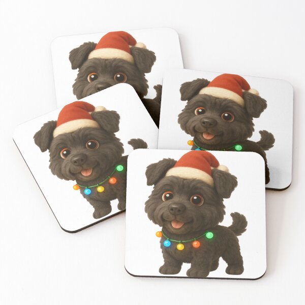 Item preview, Christmas Bouvier Des Flandres designed and sold by Sillytoe.