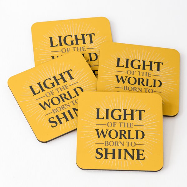 Item preview, Light Of The World - Born To Shine Christmas Design designed and sold by TrueImage1.
