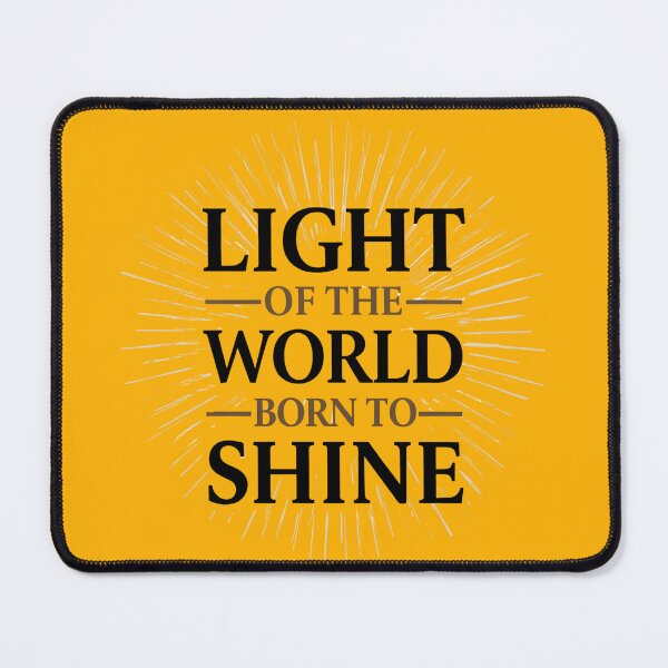 Item preview, Light Of The World - Born To Shine Christmas Design designed and sold by TrueImage1.