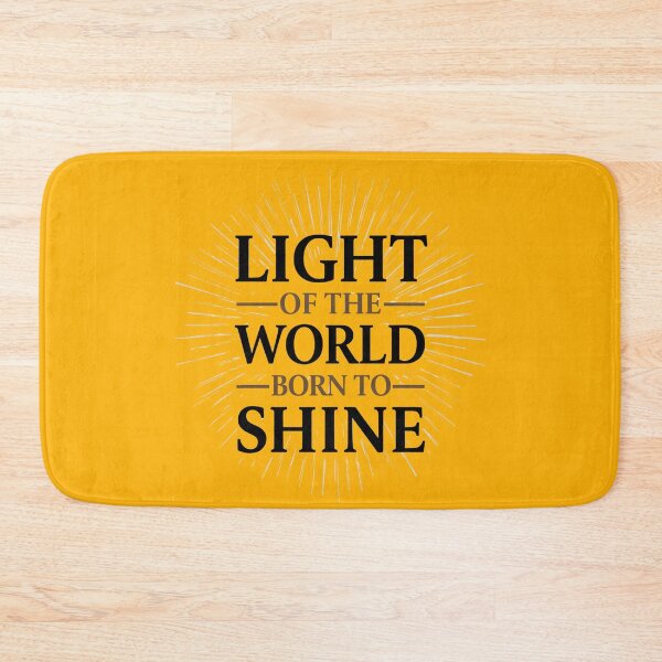Item preview, Light Of The World - Born To Shine Christmas Design designed and sold by TrueImage1.