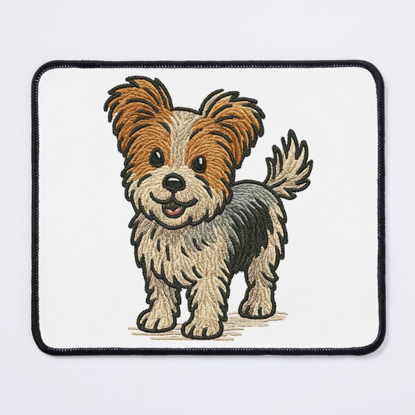 Item preview, Embroidered Biewer Yorkie Terrier designed and sold by hurrieup.