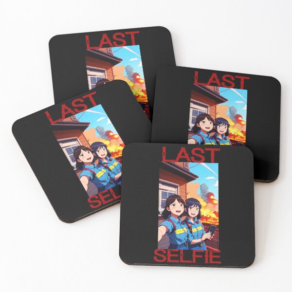 Item preview, LAST SELFIE Anime Limited Edition Print designed and sold by santo ✝abú.