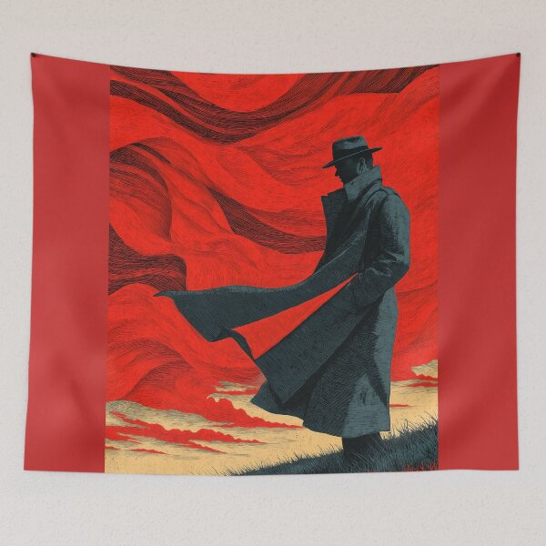Item preview, The Crimson Watcher designed and sold by ArgentoArt.