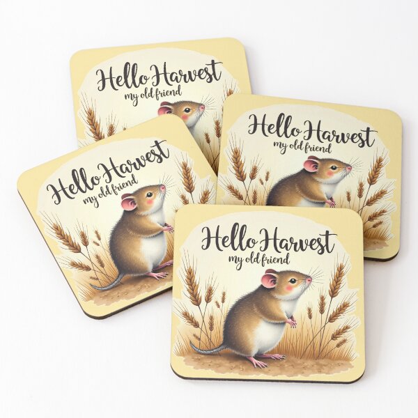 Item preview, Hello Harvest My Old Friend fieldmouse  designed and sold by Road Home Quilting.