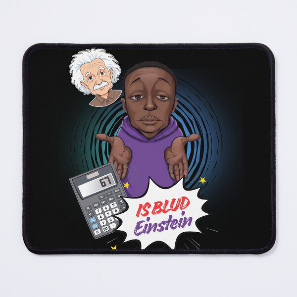 Item preview, IS BLUD Einstein | Funny Meme Pop Art Design designed and sold by FlowlineVibes.