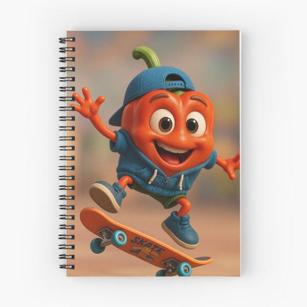 Item preview, Skater Capsicum designed and sold by Sillytoe.