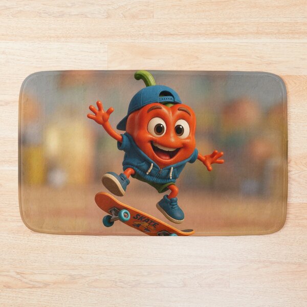 Item preview, Skater Capsicum designed and sold by Sillytoe.