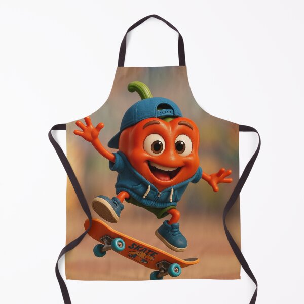 Item preview, Skater Capsicum designed and sold by Sillytoe.