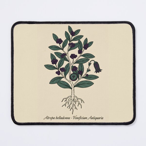 Item preview, Atropa Belladonna Diagram | Scientific Botanical Illustration | Latin Plant Print designed and sold by JACI'S STORE.