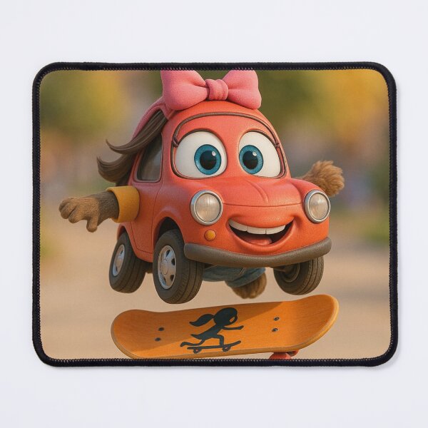 Item preview, Skater Girl Car designed and sold by Sillytoe.