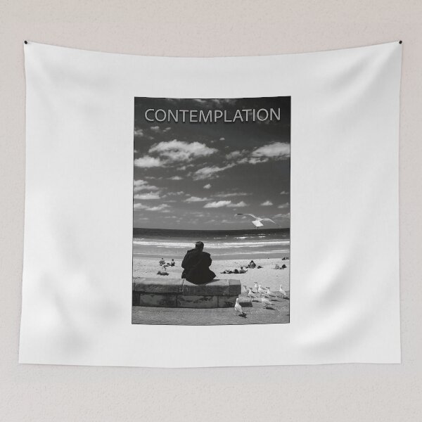 Item preview, Australian Moments – Contemplation Black and White Coastal Photography designed and sold by Michael van der Hoorn.