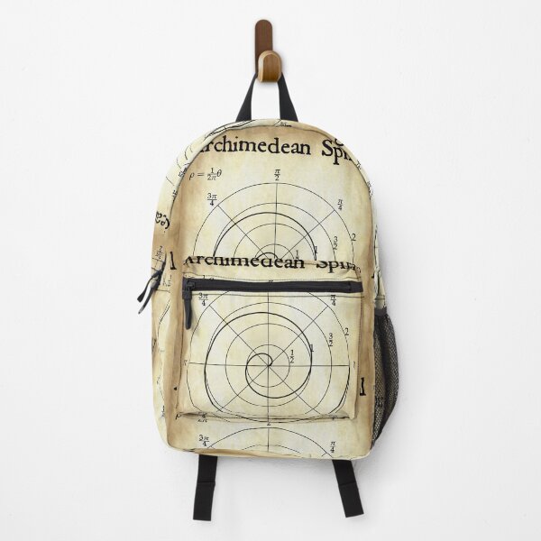 Item preview, Nerdy Vintage Archimedean Spiral Math Teacher Black Text Parchment designed and sold by MathWare MathClips.