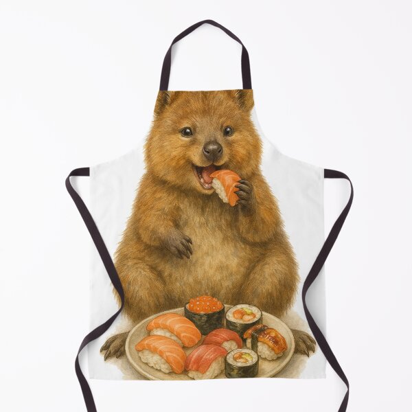 Item preview, Quokka Eating Sushi designed and sold by thehaywirehoney.